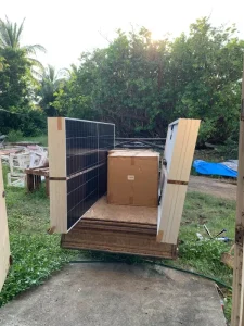 bando beach solar system utila